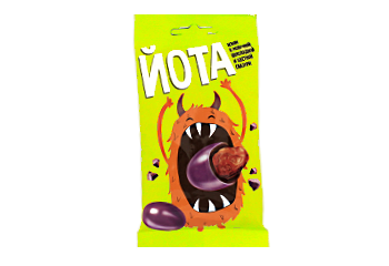 Драже Изюм в цветной глазури Йота 40 гр.