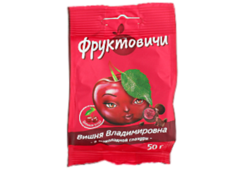 Драже Вишня в шоколадной глазури 50 гр КДВ