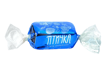 Конфета Птичка двухслойная флоупак Михаэлла